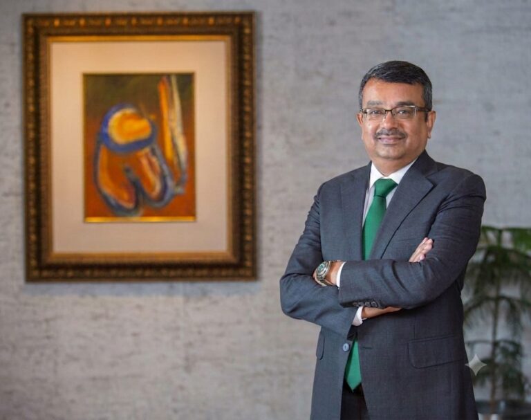 Nadeem Khan after his confirmation as Chief Executive Officer of Pakistan Telecommunication Company Limited (PTCL).