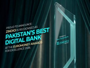 Zindigi by JS Bank honoured as Pakistan’s Best Digital Bank at the Euromoney Awards for Excellence.