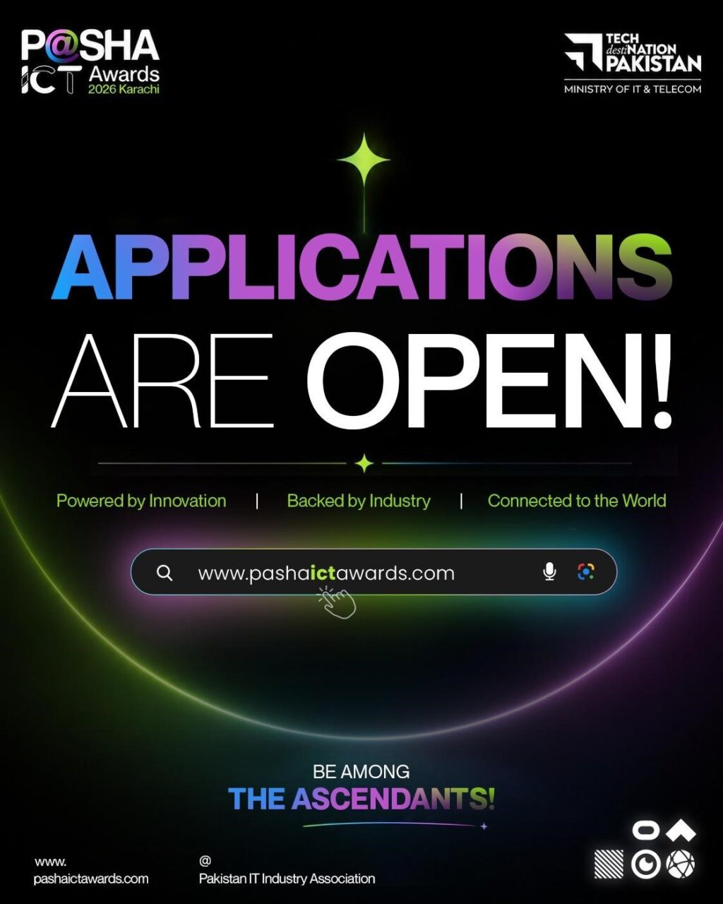 P@SHA announces the launch of the ICT Awards 2026 for technology companies and innovators across Pakistan.