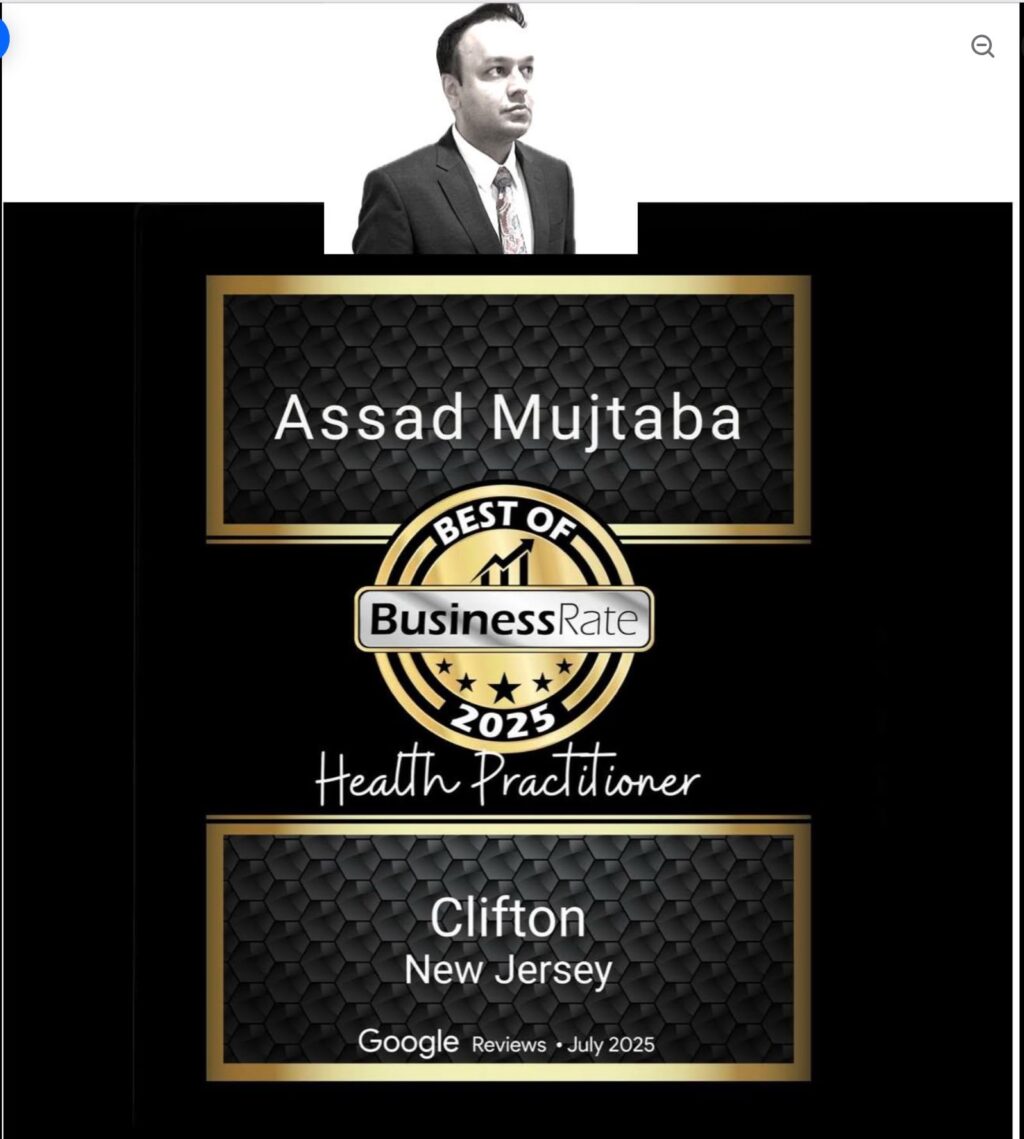 Healthcare professional Assad Mujtaba during his campaign for Clifton City Council 2026, highlighting community service and healthcare leadership.