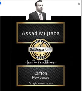 Healthcare professional Assad Mujtaba during his campaign for Clifton City Council 2026, highlighting community service and healthcare leadership.