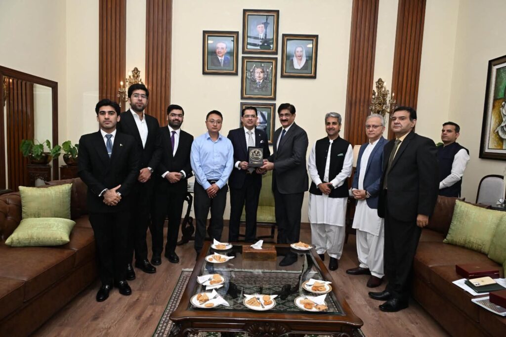 Sindh Chief Minister Syed Murad Ali Shah holds talks with a Chinese delegation and Tabani Group officials on investment, industrial collaboration and Pakistan-China cooperation.