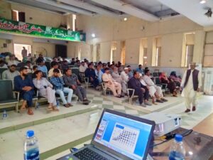 Participants attend TDAP's seminar on Good Agricultural Practices and maize export standards in Okara.
