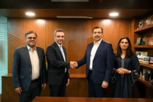 Officials from TPL Insurance and JazzWorld mark the company's integration into the JazzWorld ecosystem following the acquisition.
