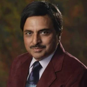 Portrait of Pakistani singer Jamal Akbar.