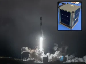 SpaceX Falcon 9 lifts off from Vandenberg Space Force Base carrying the world's first commercial satellite equipped with a nuclear-powered payload.