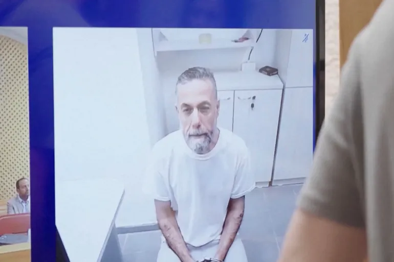 Palestinian paediatrician Hussam Abu Safia during his detention case, which has drawn international attention over concerns about his health and treatment.