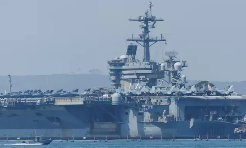 USS Abraham Lincoln aircraft carrier during a prolonged US Navy deployment