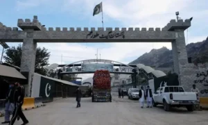 Torkham border crossing and CPEC trade route between Pakistan and Afghanistan
