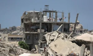 Israeli Prime Minister Benjamin Netanyahu during talks on the Gaza ceasefire and Hamas disarmament plan.