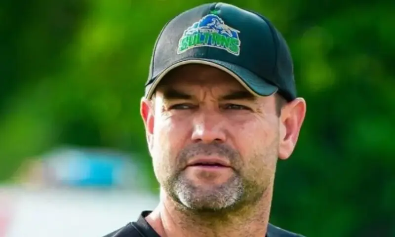 Former South African cricketer Michael Smith after being named batting coach of the Pakistan men's cricket team.