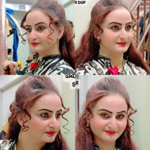 Pakistani stage actress Hina Sani promoting the drama Ab Hoga Tamasha in Karachi.