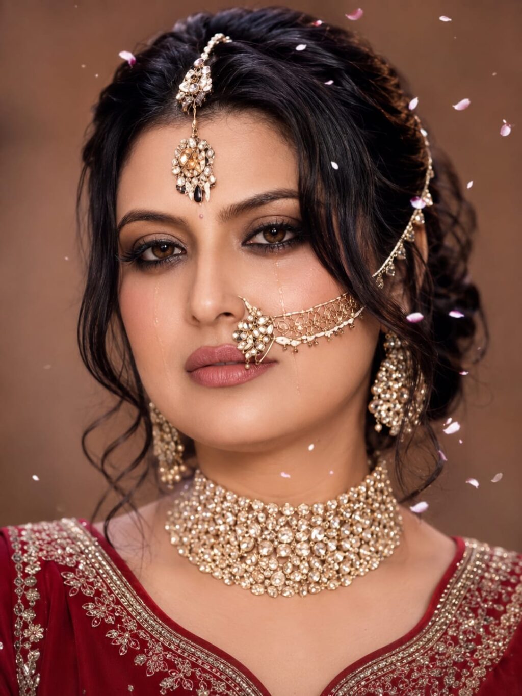 Pakistani theatre actress Sawera Shah performing on stage in Karachi.