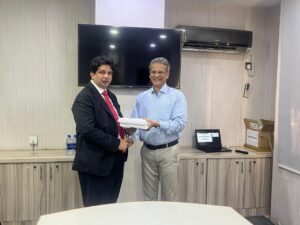 Secretary of Investment Raja Khurram Shahzad tours the Ghazanfar Khan factory during a visit focused on investment and industrial development.