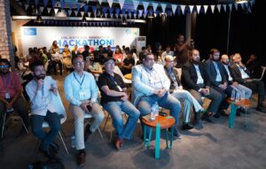 Participants presenting FinTech solutions during the UBL National Innovation Hackathon 2026 in Karachi.