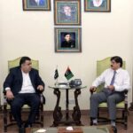 Murad Ali Shah Meets PM’s Digital Media Aide Fahad Haroon in Karachi