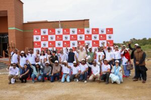 Bank Alfalah and WWF-Pakistan volunteers during Alfa Forest mangrove plantation drive in Karachi