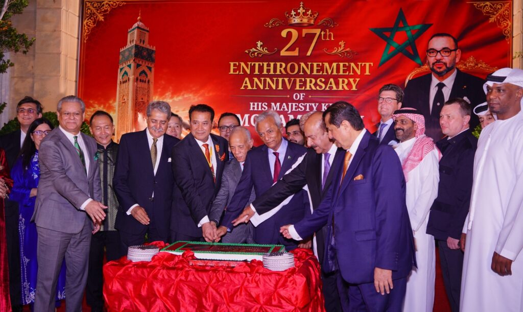 Reception in Karachi marking the 27th anniversary of Morocco King Mohammed VI’s accession to the throne