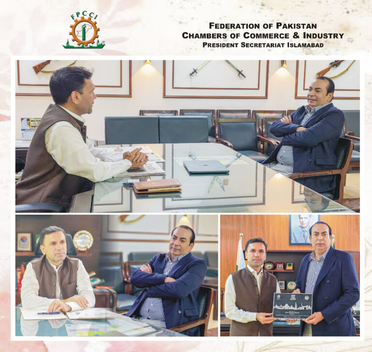 Atif Ikram Shaikh and Haripur Deputy Commissioner discuss Hattar Industrial Estate business and infrastructure issues