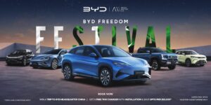 BYD Freedom Festival offers a complimentary 7kW home charger with BYD vehicle bookings in Pakistan.