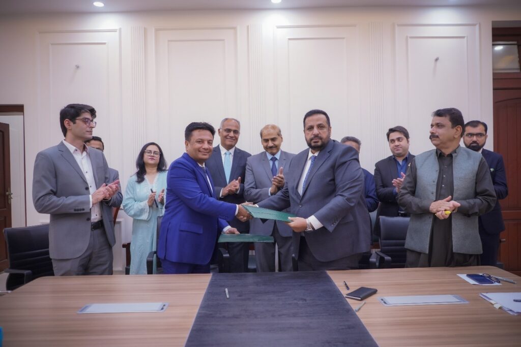 PSW and Board of Revenue Sindh sign an SLA for digital Sindh Stamp Duty collection in Karachi.