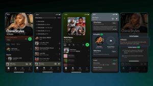 Spotify AI Persona label identifying an AI-generated artist identity on the music platform.