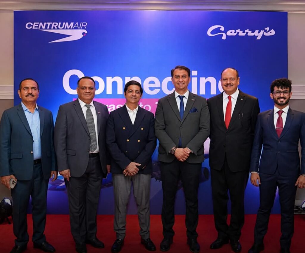 Centrum Air Karachi Tashkent direct flight launch ceremony at Karachi Marriott Hotel