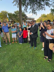 Pakistan Independence Day flag-raising ceremony at Clifton City Hall in New Jersey