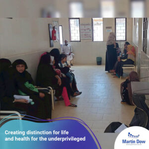 Martin Dow and Sindh Government officials during the Baba Island primary healthcare partnership signing in Karachi
