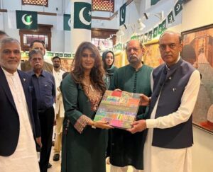 SBP Governor Jameel Ahmad opens a month-long Jimmy Engineer exhibition at the State Bank of Pakistan Museum in Karachi.