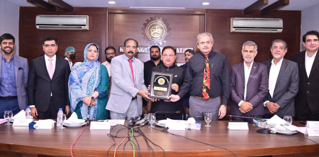 Sindh Industries Minister Jam Ikramullah Dharejo meets KATI industrialists in Karachi
