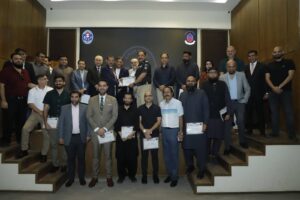 Sindh Police Sports Board meeting with businessmen coaches and athletes in Karachi