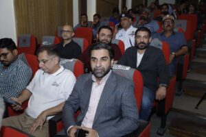 Sindh Police Sports Board meeting with businessmen coaches and athletes in Karachi