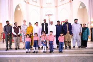 UN delegation and Roma Mushtaq Matto at St Patrick’s Cathedral Karachi