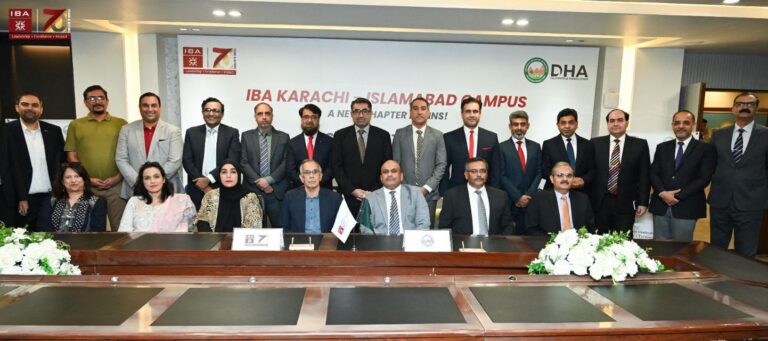 IBA Karachi Islamabad Campus groundbreaking ceremony at DHA Islamabad Phase 5