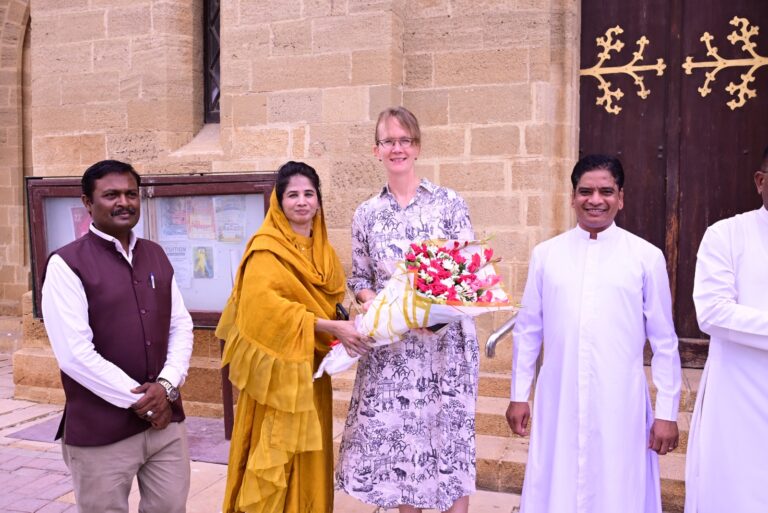 UN delegation visits St. Patrick’s Cathedral Karachi with Roma Mushtaq Matto