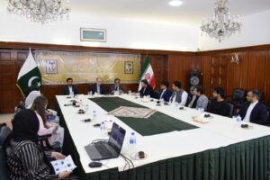 Iran-Pakistan diplomatic talks at the Iranian Consulate in Karachi