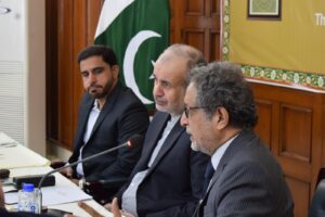 Iran-Pakistan diplomatic talks at the Iranian Consulate in Karachi