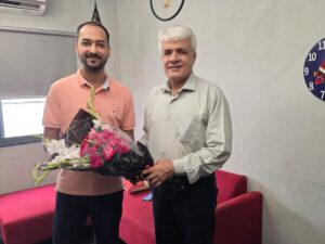 Syed Turab Shah meets Mohsin Hakro in Karachi