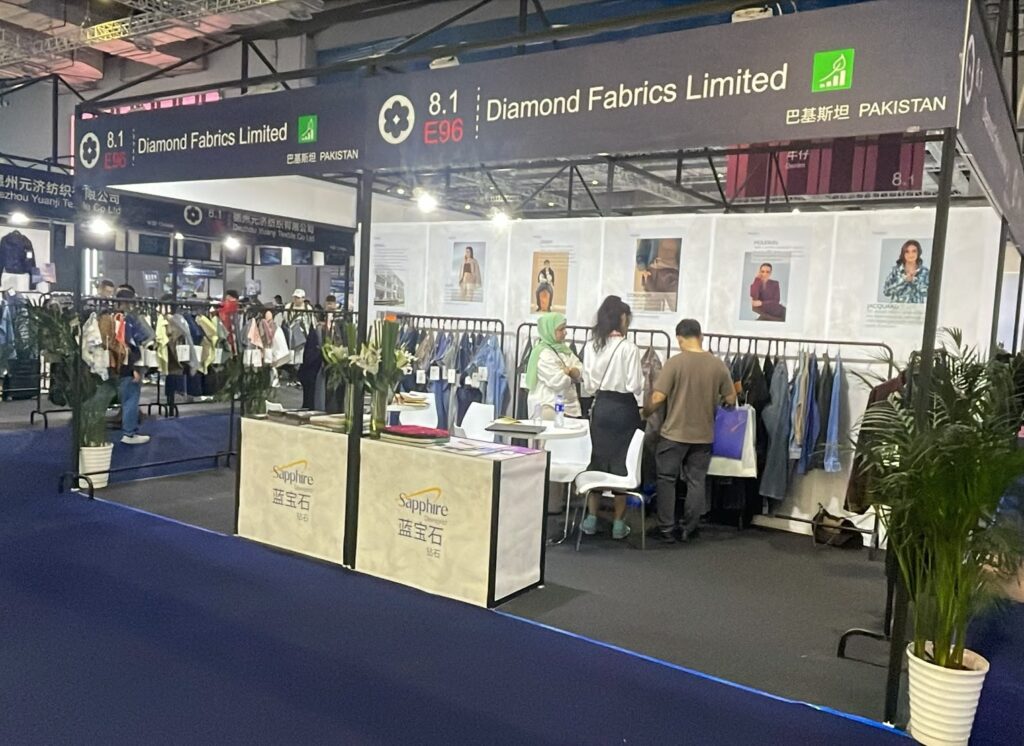 Pakistani textile exhibitors at Intertextile Shanghai Apparel Fabrics and Yarn Expo 2026