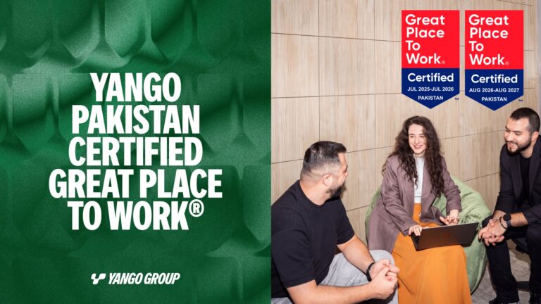Yango Pakistan employees celebrate Great Place to Work Certification for 2026