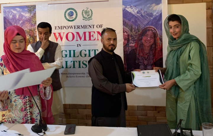 Women entrepreneurs participating in a TDAP economic empowerment seminar across Gilgit-Baltistan