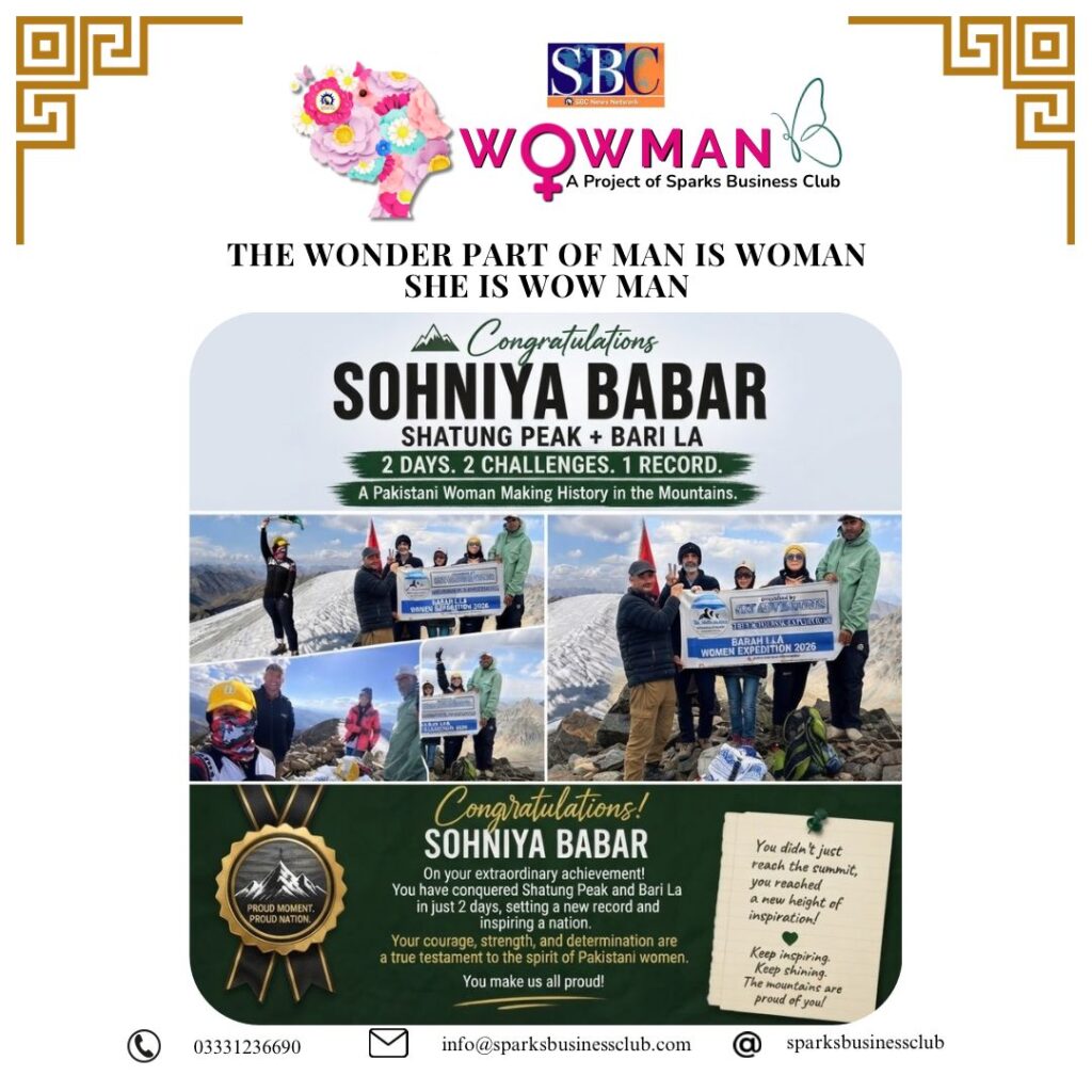 Sohniya Babar during her Shatung Peak and Bari La mountain expedition