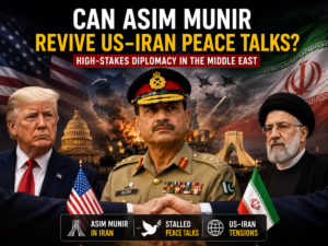 Field Marshal Asim Munir during Pakistan’s diplomatic efforts over US-Iran talks