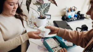 Young women discussing periods, hormones and menstrual health
