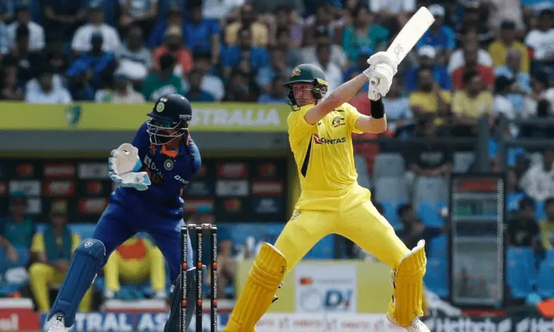 Marnus Labuschagne during an Australia cricket match