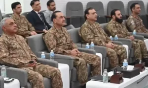 Field Marshal Asim Munir during a visit to Quetta Garrison to review Balochistan security