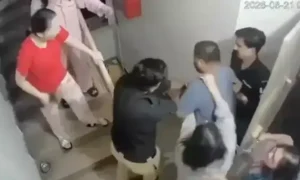 Karachi DHA scuffle CCTV footage and police inquiry into alleged assault.