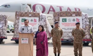 Pakistan dispatches 100 tonnes of humanitarian aid to Nepal after deadly floods and landslides.