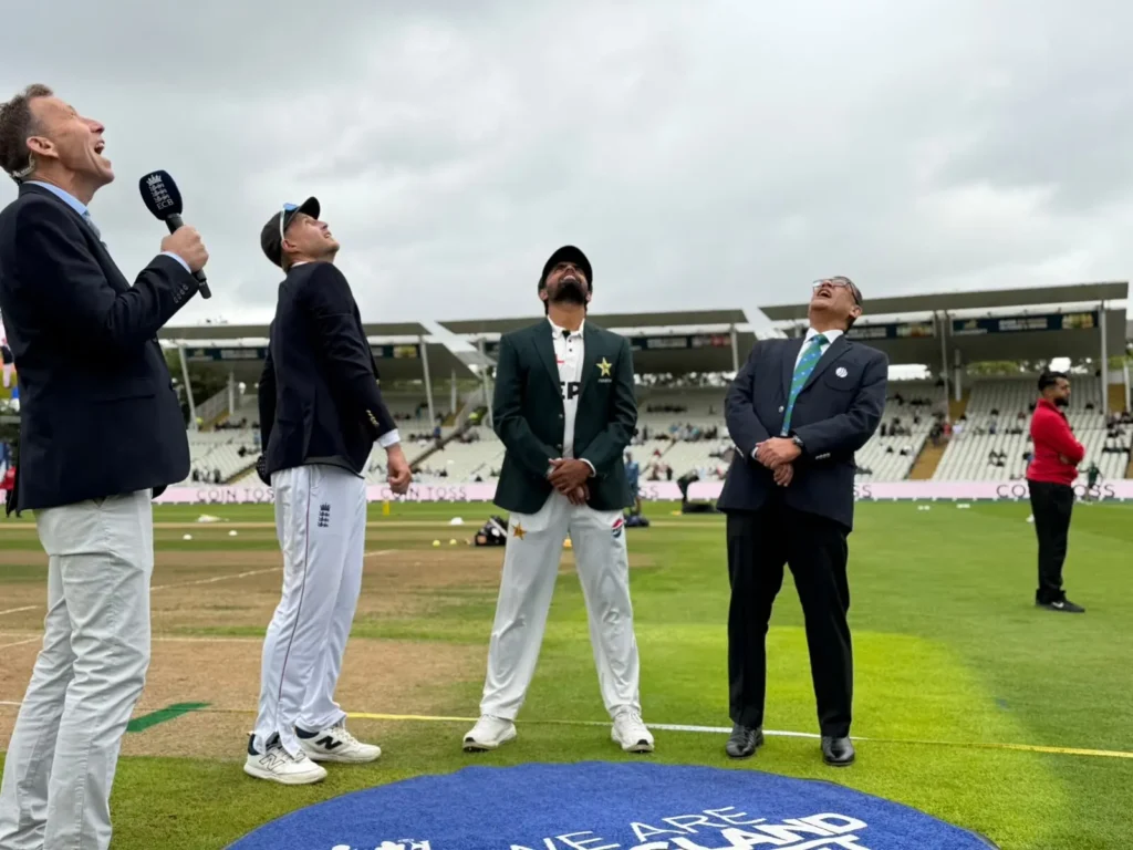 Pakistan cricket team during the England Test series at Edgbaston.